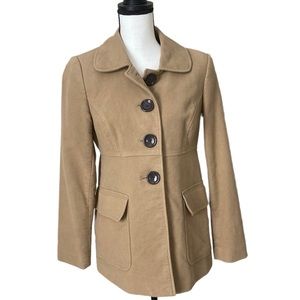 GAP | Womens camel pea coat size Small